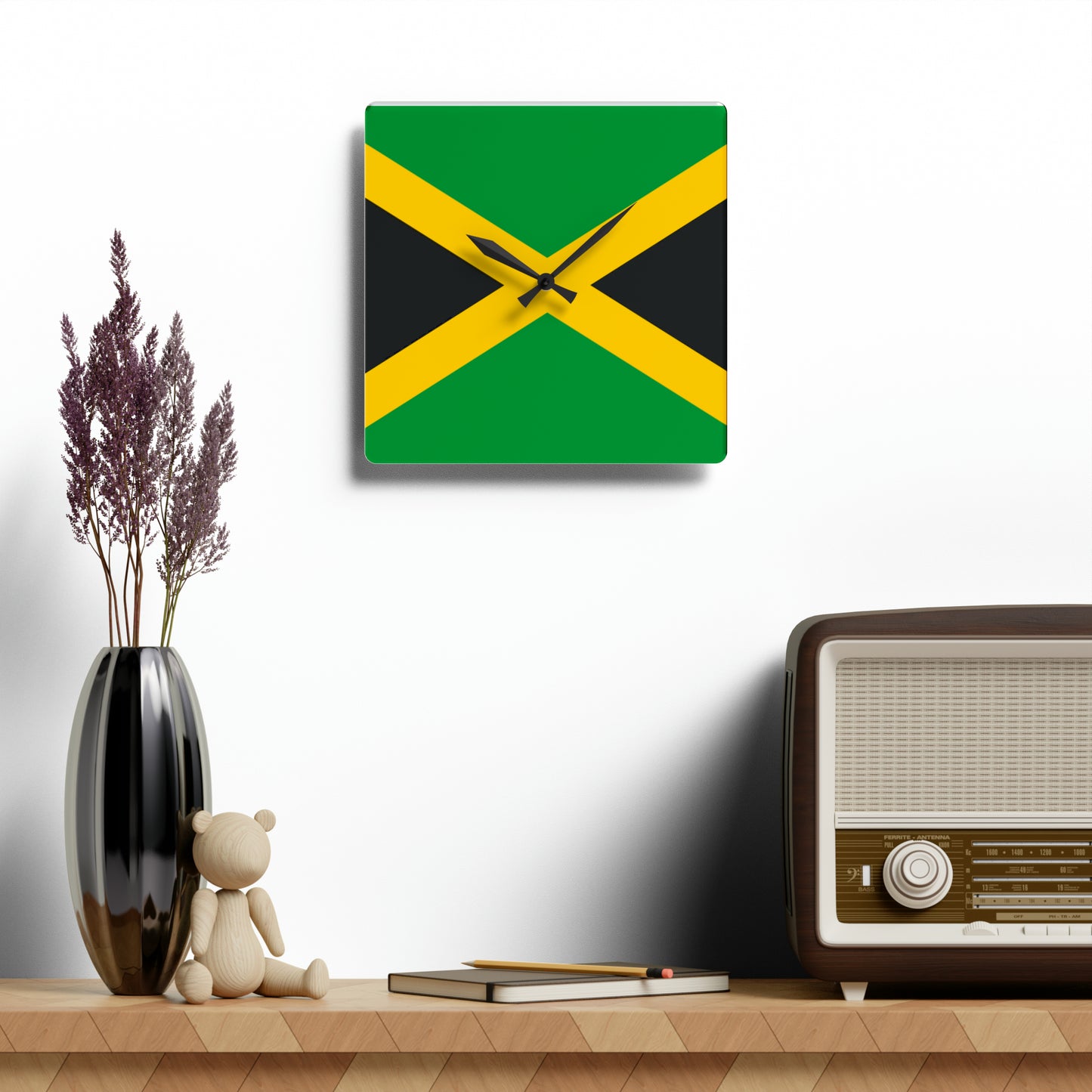 Jamaica Acrylic Wall Clock