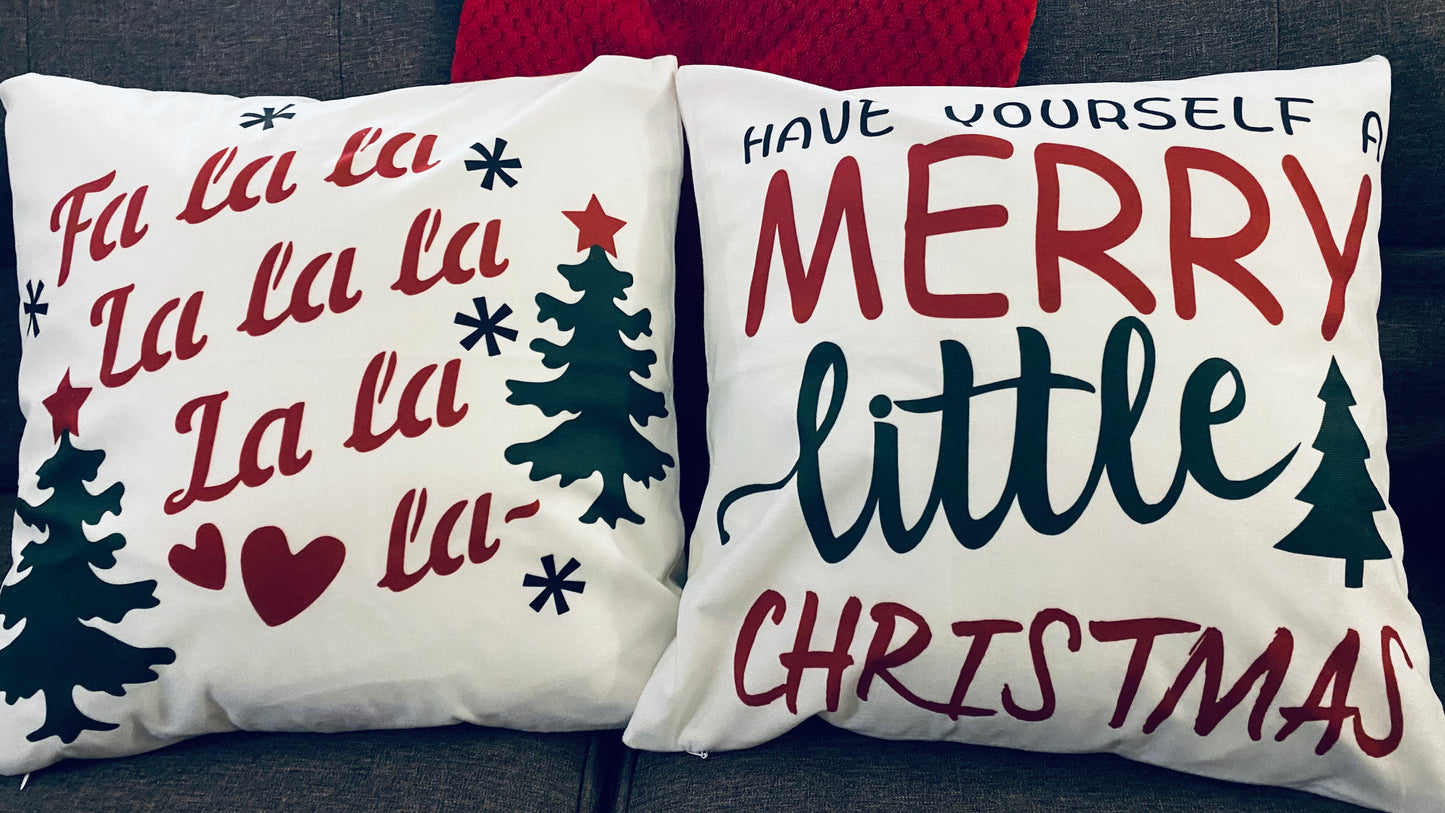Christmas Pillowcases-Assorted Red Patterns