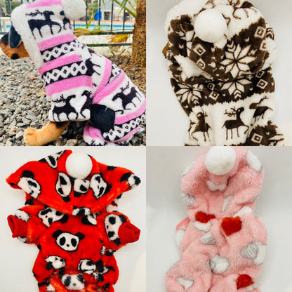 Pet Winter Wear - Assorted Flannel Patterns